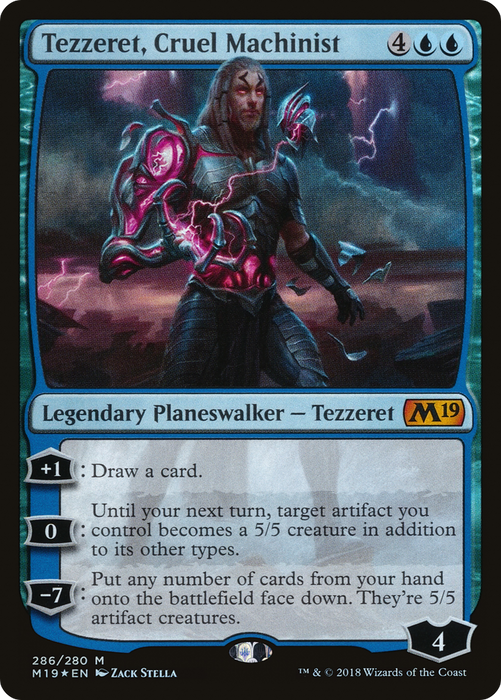 Tezzeret, Cruel Machinist (M19-286) - mythic - Foil