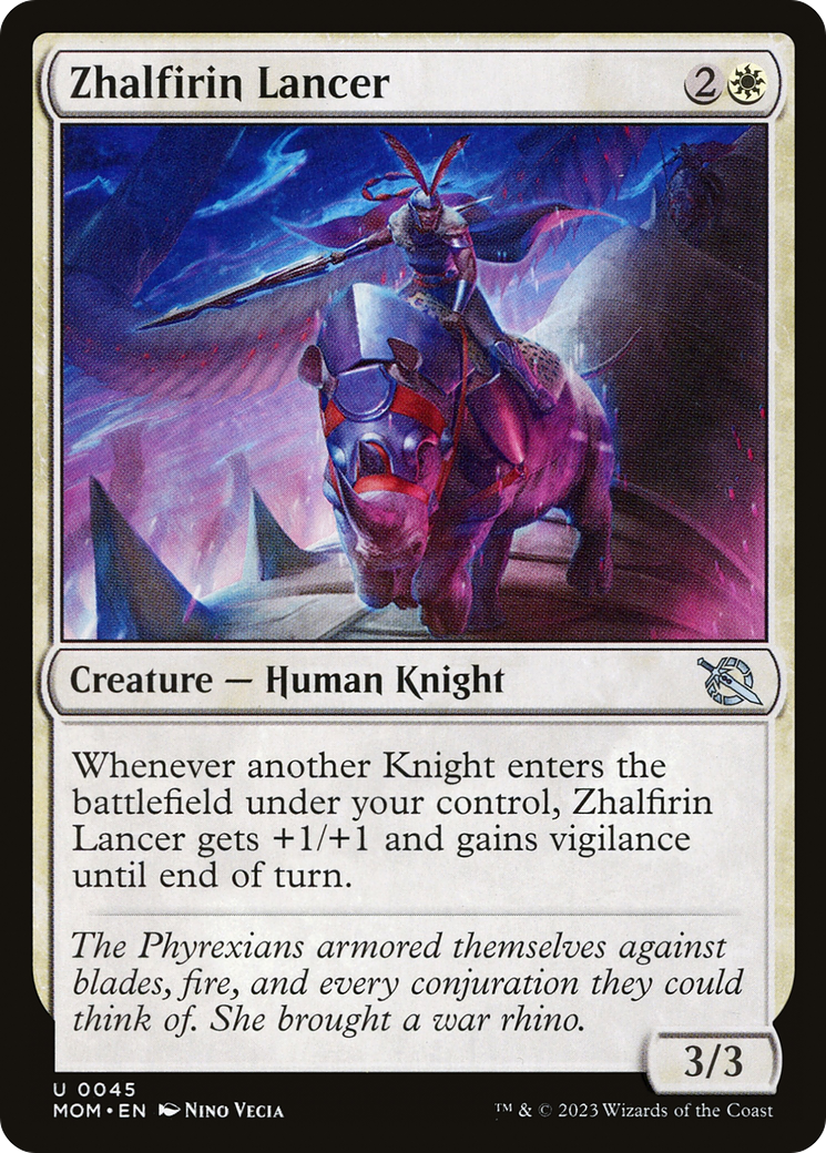 Zhalfirin Lancer (MOM-045) - uncommon
