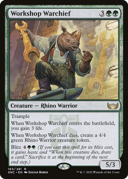 Workshop Warchief (SNC-165) - rare - Foil