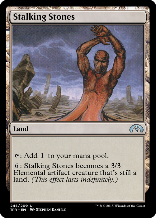Stalking Stones (TPR-245) - uncommon - Foil