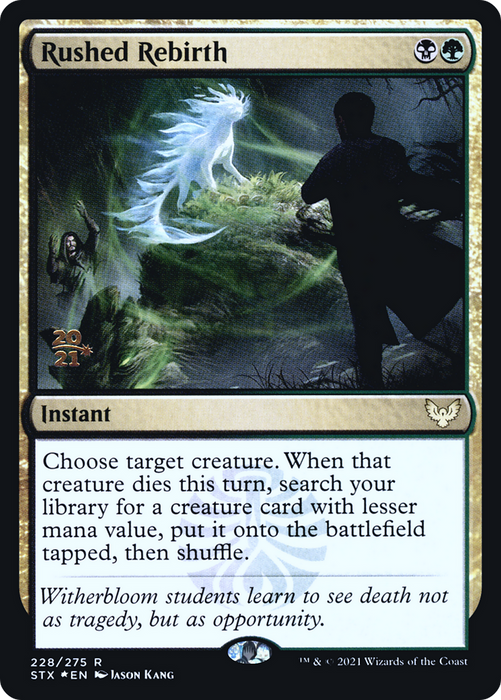 Rushed Rebirth (PRE-228S) - rare - Foil