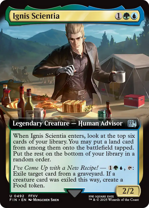 Ignis Scientia (FIN-492) - uncommon: (Extended Art) - Foil