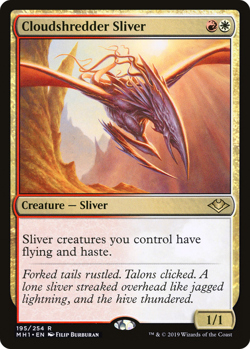 Cloudshredder Sliver (MH1-195) - rare - Foil
