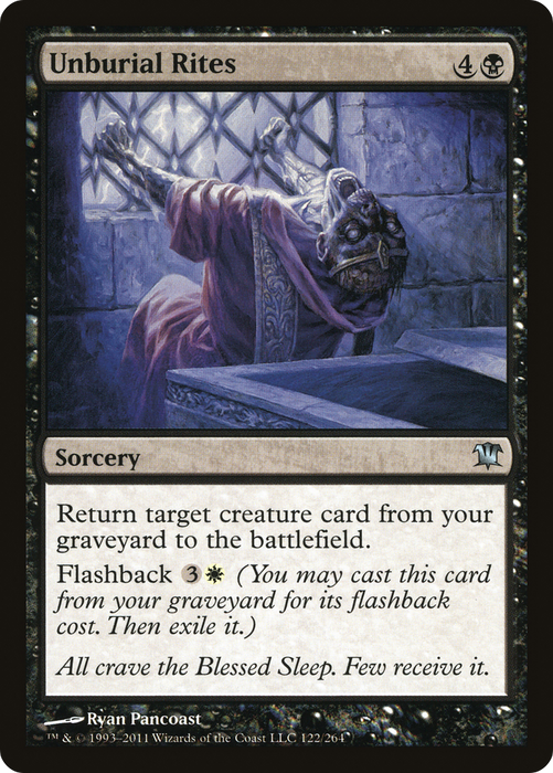 Unburial Rites (ISD-122) - uncommon - Foil