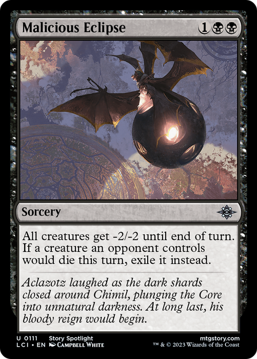 Malicious Eclipse (LCI-111) - uncommon - Foil