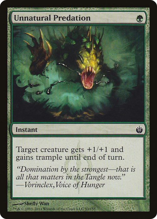 Unnatural Predation (MBS-093) - common