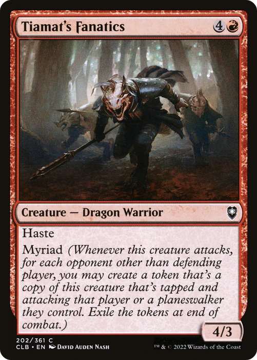 Tiamat's Fanatics (CLB-202) - common - Foil
