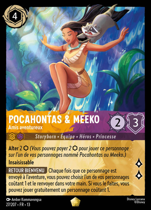 Pocahontas & Meeko - Amis aventureux