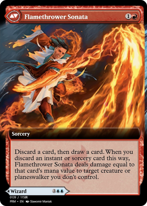 Torrent Sculptor // Flamethrower Sonata (PRM-90248) - rare - Foil