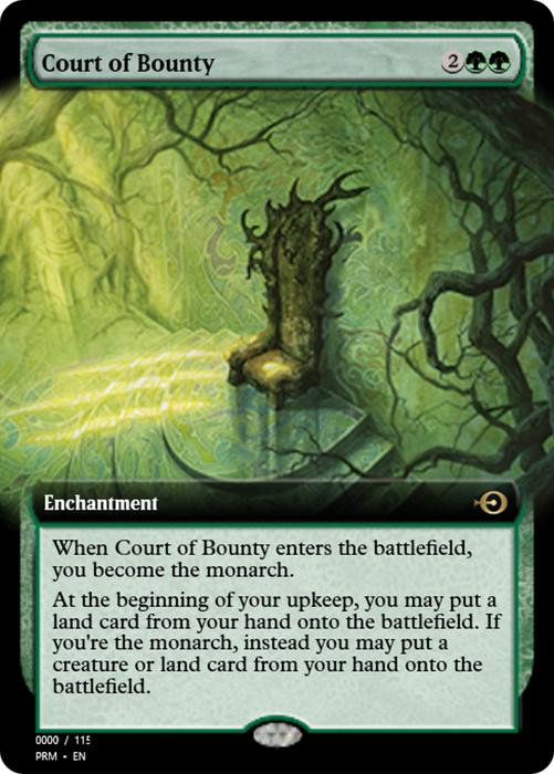 Court of Bounty (PRM-85974) - rare - Foil