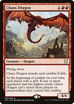 Chaos Dragon (AFC-030) - rare