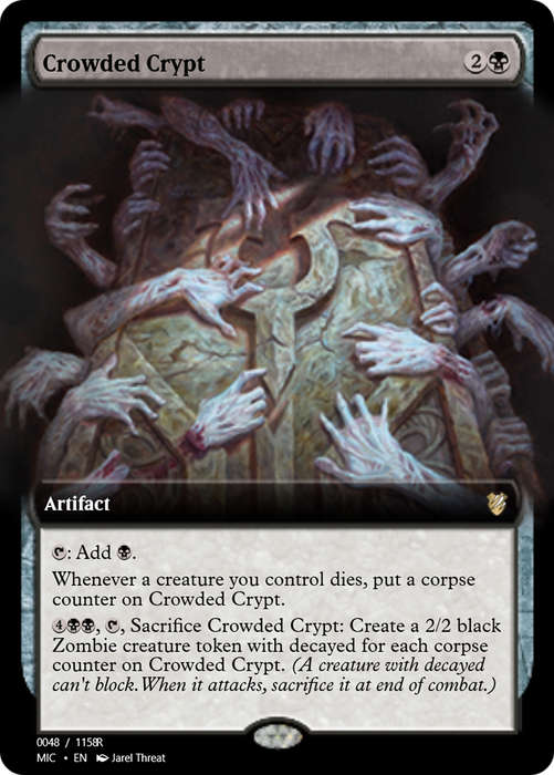 Crowded Crypt (PRM-93976) - rare - Foil