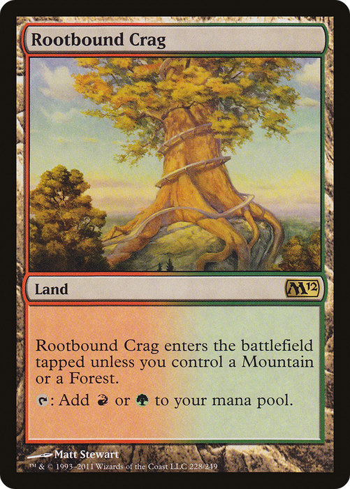 Rootbound Crag (M12-228) - rare
