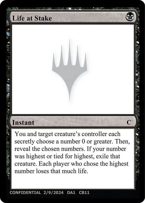 Life at Stake (UNK-CB11A) - common