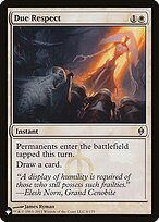 Due Respect (LIST-NPH-8) - uncommon