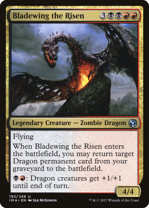 Bladewing the Risen (IMA-193) - uncommon - Foil