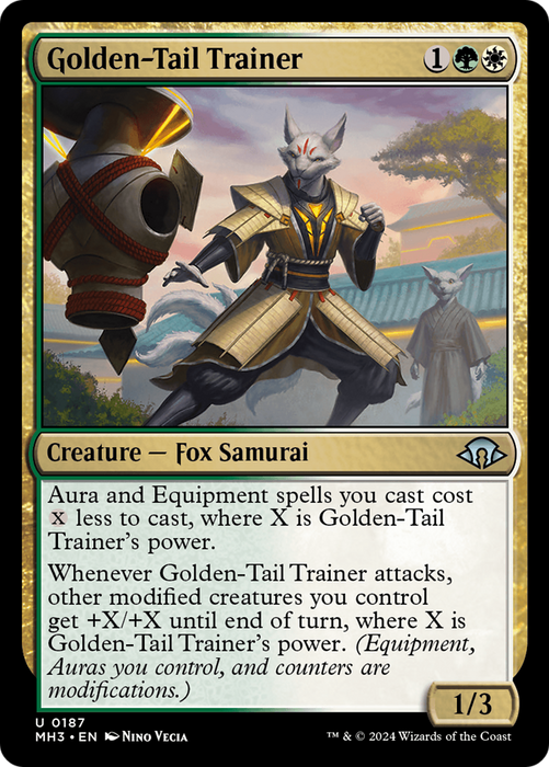 Golden-Tail Trainer (MH3-187) - uncommon