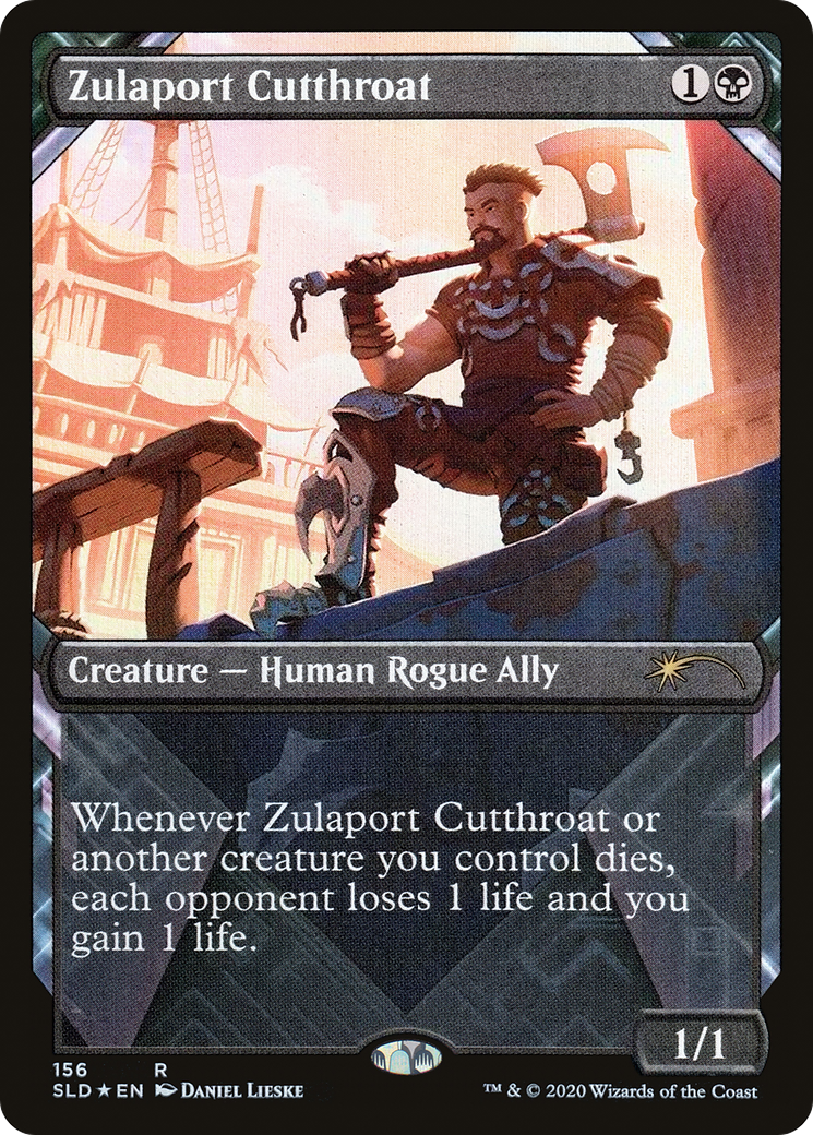 Zulaport Cutthroat (SLD-156) - rare: (Showcase) - Foil