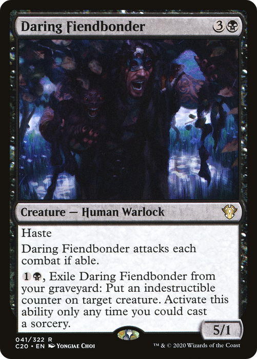 Daring Fiendbonder (C20-041) - rare