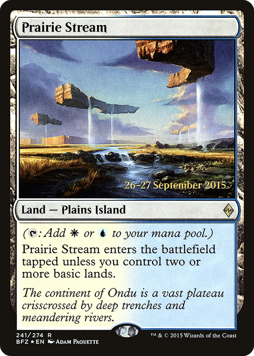 Prairie Stream (PRE-241S) - rare - Foil