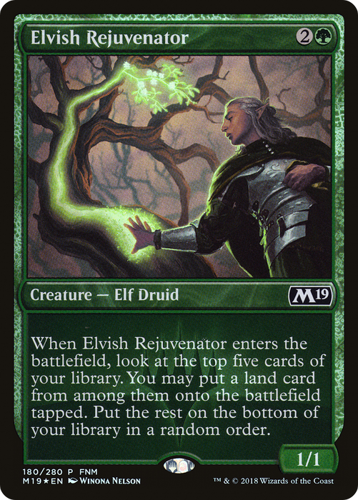Elvish Rejuvenator (FNM-180) - common - Foil