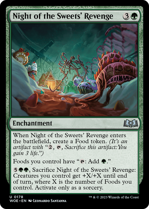Night of the Sweets' Revenge (WOE-178) - uncommon - Foil