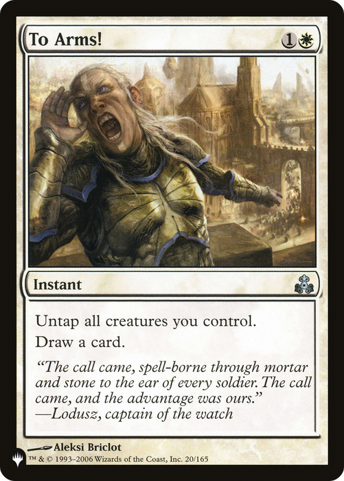 To Arms! (LIST-GPT-20) - uncommon