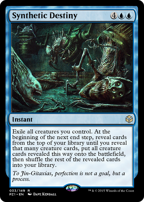 Synthetic Destiny (PZ1-033) - rare - Foil