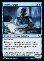 Jaded Analyst (MKM-062) - common - Foil