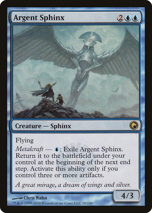 Argent Sphinx (SOM-028) - rare - Foil
