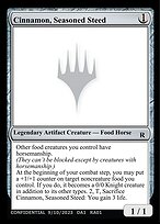 Cinnamon, Seasoned Steed (UNK-RA01) - rare