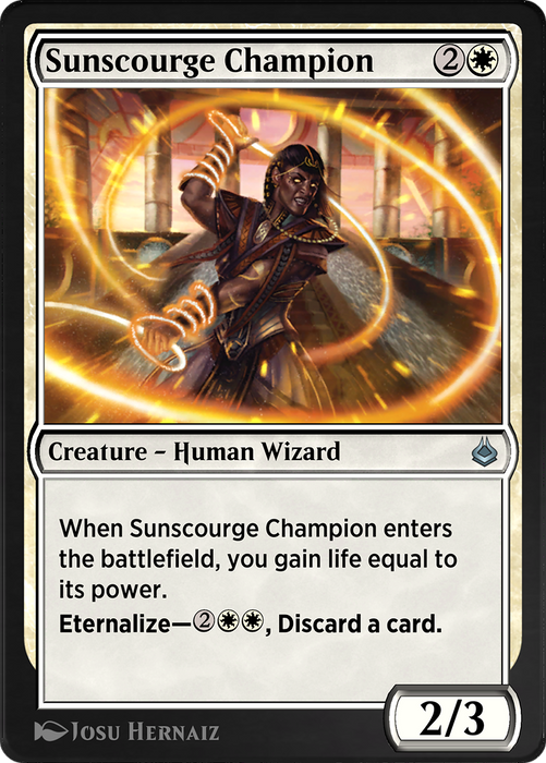 Sunscourge Champion (AKR-038) - uncommon