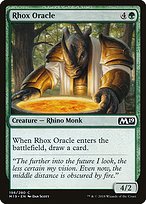 Rhox Oracle (M19-198) - common - Foil