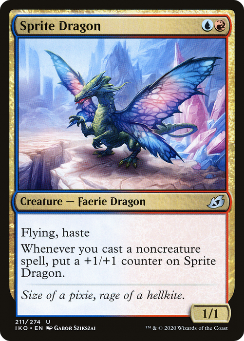 Sprite Dragon (IKO-211) - uncommon - Foil