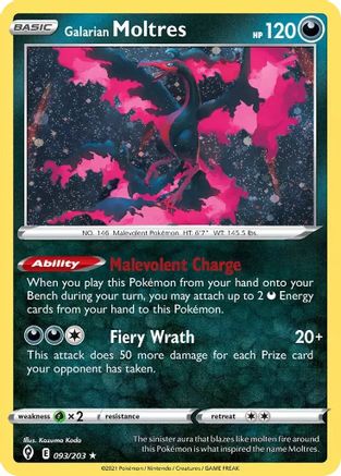 Galarian Moltres (093/203) - MCP  - Promo