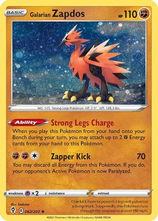 Galarian Zapdos (082/203) - MCP  - Promo