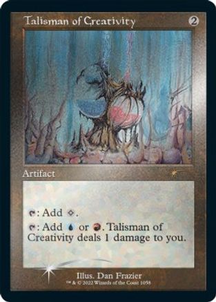 Talisman of Creativity (Retro Frame) (Foil Etched) (SLD-1058) - rare - Foil