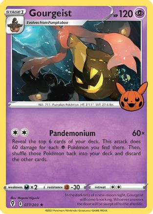 Gourgeist (077/203) - TOTBB  - Promo - Holofoil