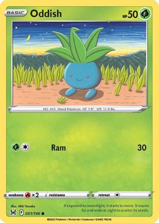 Oddish (001/196) - SLO  - Common