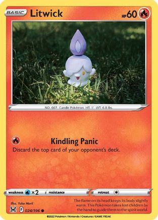 Litwick (024/196) - SLO  - Common - Reverse Holofoil