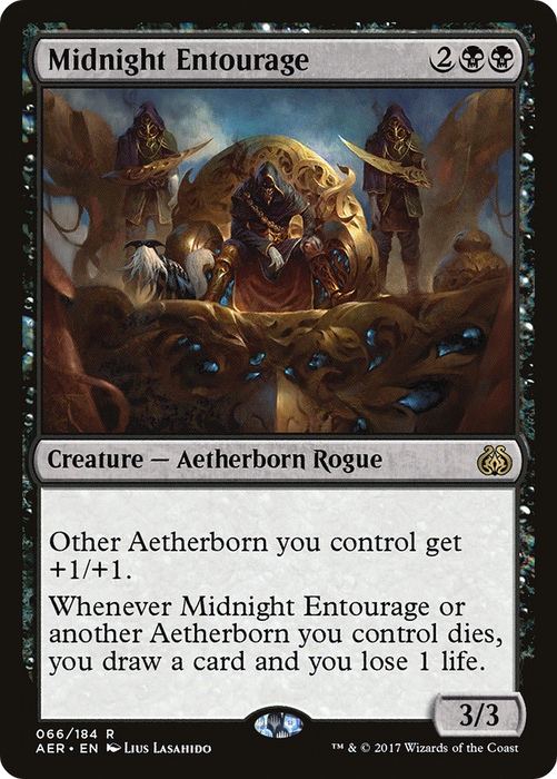 Midnight Entourage (AER-066) - rare - Foil