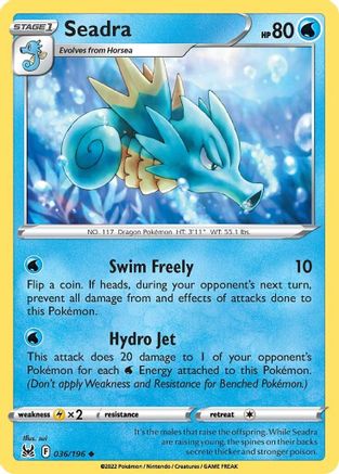 Seadra (036/196) - SLO  - Uncommon - Reverse Holofoil