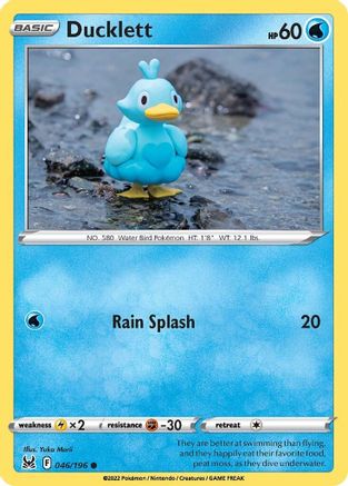 Ducklett (046/196) - SLO  - Common - Reverse Holofoil