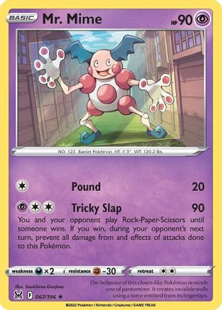 Mr. Mime (067/196) - SLO  - Rare