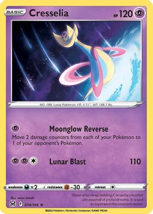 Cresselia (074/196) - SLO  - Holo Rare - Holofoil