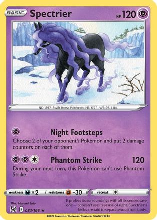 Spectrier (081/196) - SLO  - Holo Rare - Reverse Holofoil