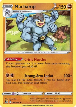 Machamp (088/196) - SLO  - Holo Rare - Holofoil