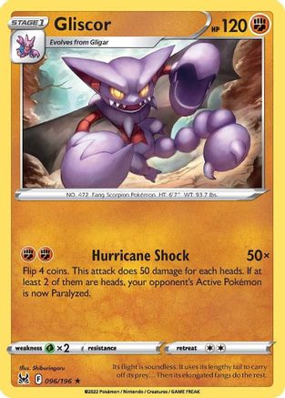 Gliscor (096/196) - SLO  - Rare - Reverse Holofoil
