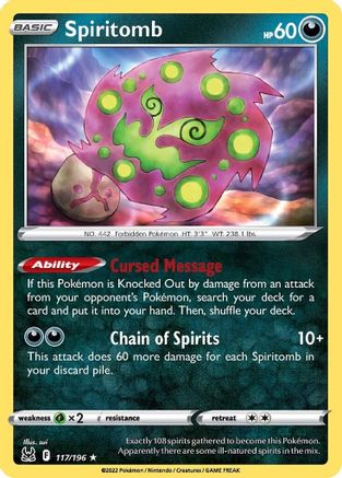 Spiritomb (117/196) - SLO  - Rare