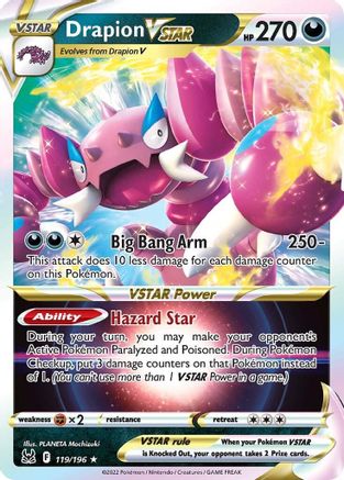 Drapion VSTAR (119/196) - SLO  - Ultra Rare - Holofoil